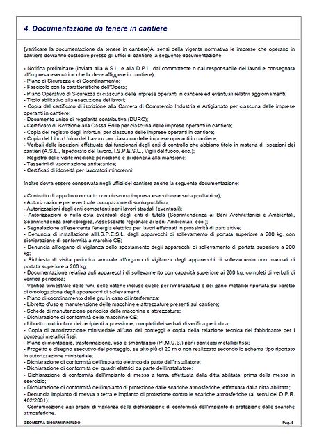 doc6 piano di sicurezza e coordinamento